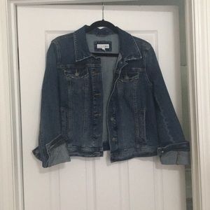 LOFT Dark Wash Denim Jacket